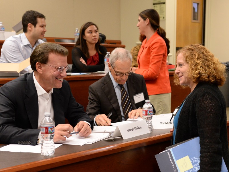 Lowell Milken with judges