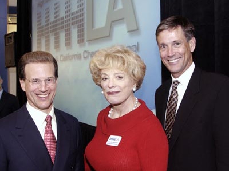 Dignitaries Join Lowell Milken at School Dedication